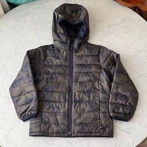 Gap Kids Lightweight Puffer Green Camo